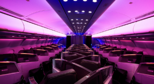 Virgin Atlantic Clublounge at Heathrow Airport uses beacons