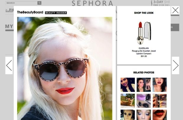 Sephora's user curated Beauty Board