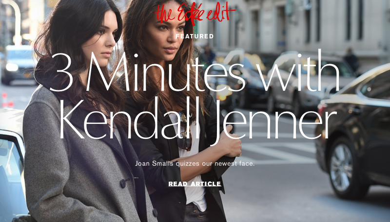 The Estee Edit Kendall Jenner and Joan Smalls