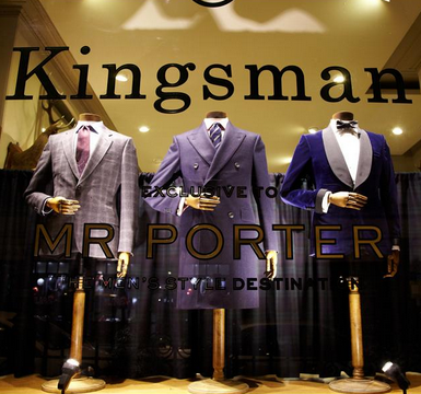 Kingsman Mr Porter pop up store Savile Row